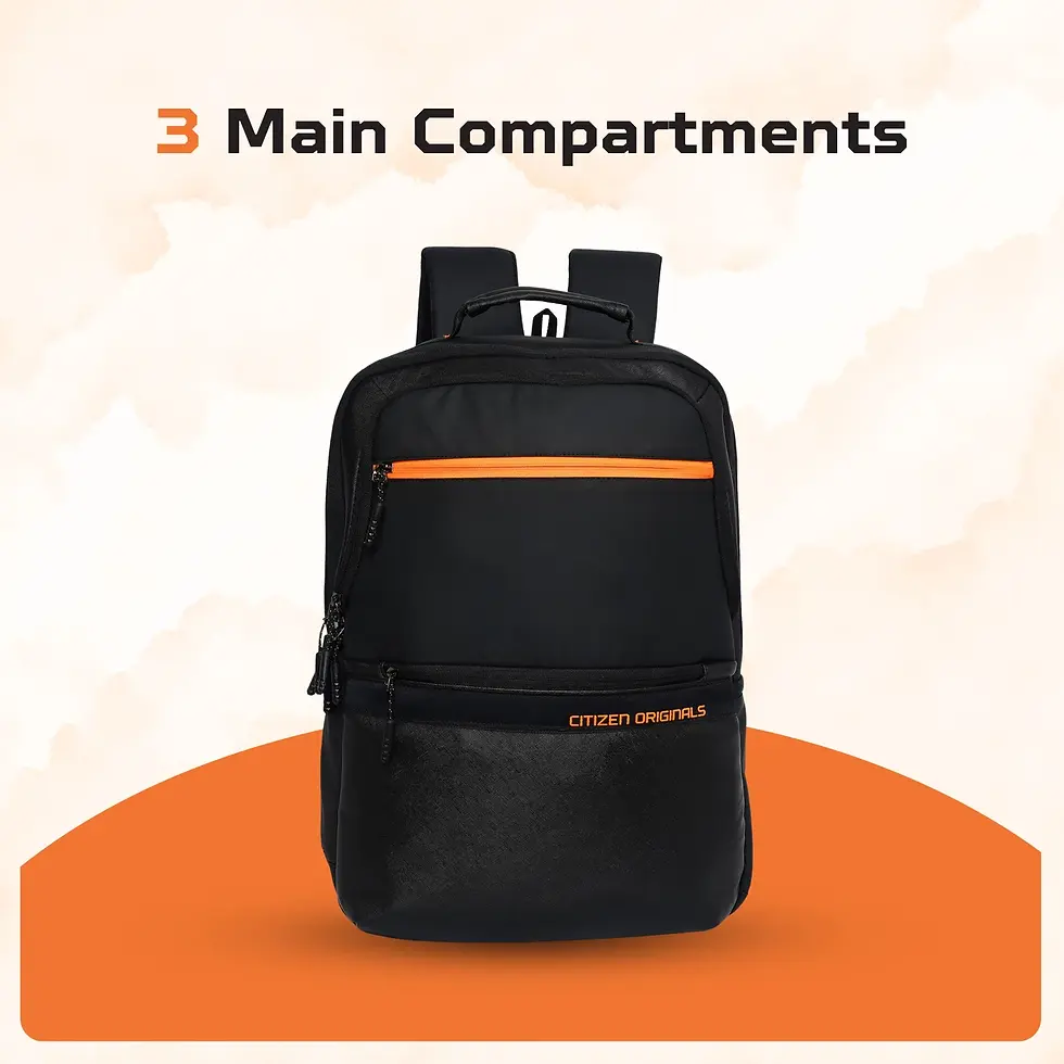 Thumbnail: CITIZEN | Backpack | Business Pro 55 | 16" | 3 COMPT  | 30L |D1670 |MRP Rs. 2999