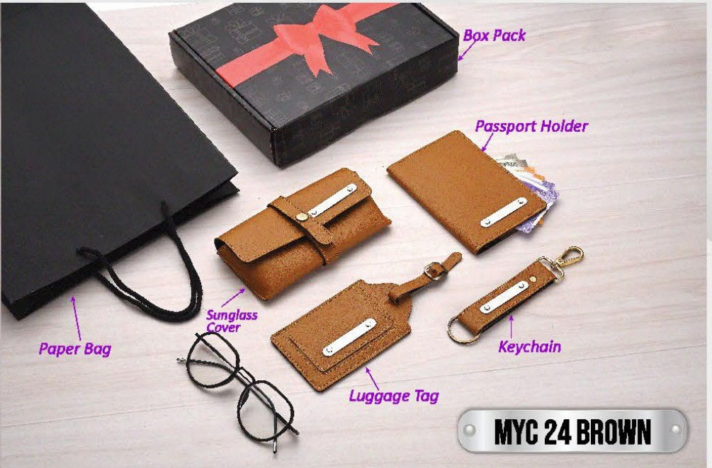 4 in 1 Gift Set |GASAR | MYC 24 BROWN | D700