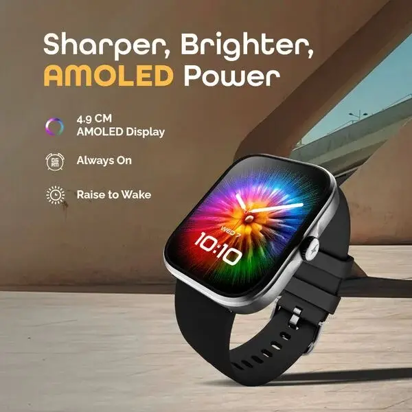 Thumbnail: FASTRACK | Discovery | Smart Watch | 1.95” | AMOLED | D5422 | MRP Rs. 7995