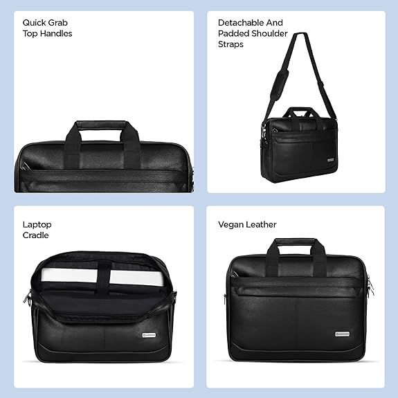 Thumbnail: HARISSONS|Laptop Bag|Vista |For Laptop 15.6"|2 COMPT|13L|D1798|MRP Rs. 1499