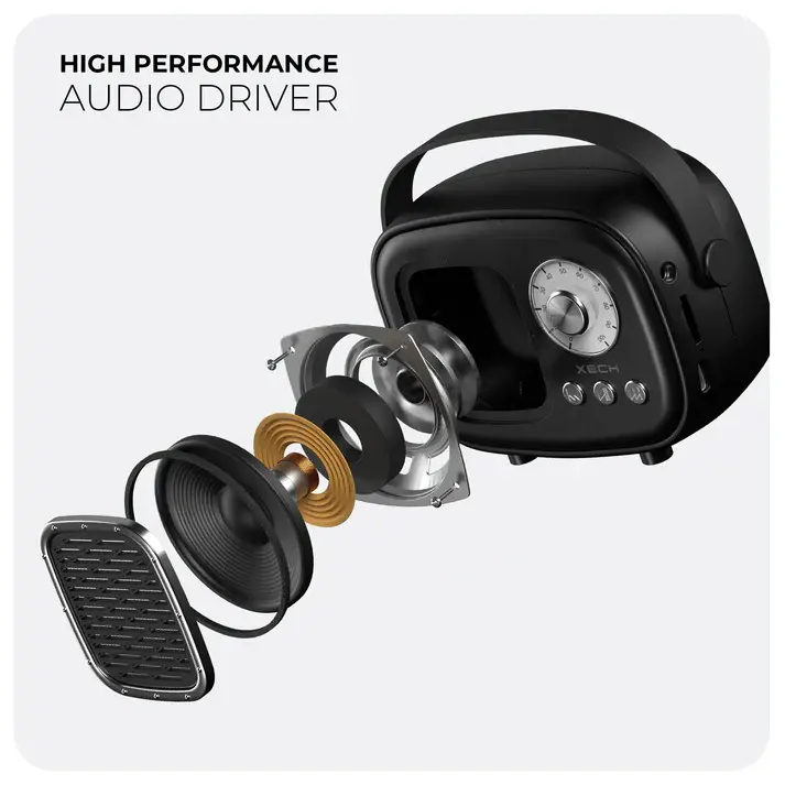 Thumbnail: Retro Jam|Bluetooth Speakers|XECH|D1550|MRP Rs. 3999