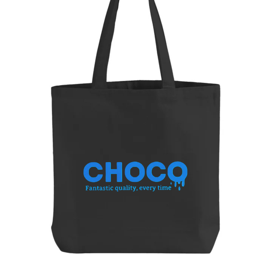 Bottom Gasset Canvas Tote Bag 1 Col Logo | 12 X 14 X 3 In | Black | BBZ | D160