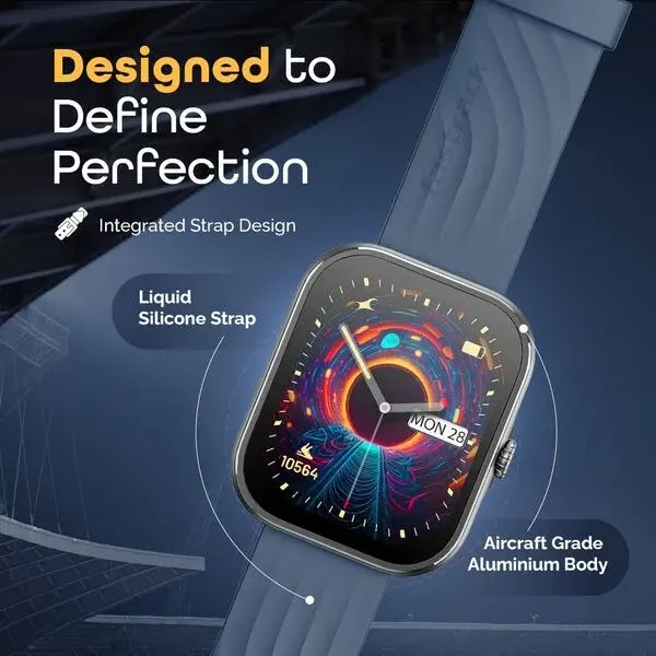 Thumbnail: FASTRACK | Discovery | Smart Watch | 1.95” | AMOLED | D5422 | MRP Rs. 7995