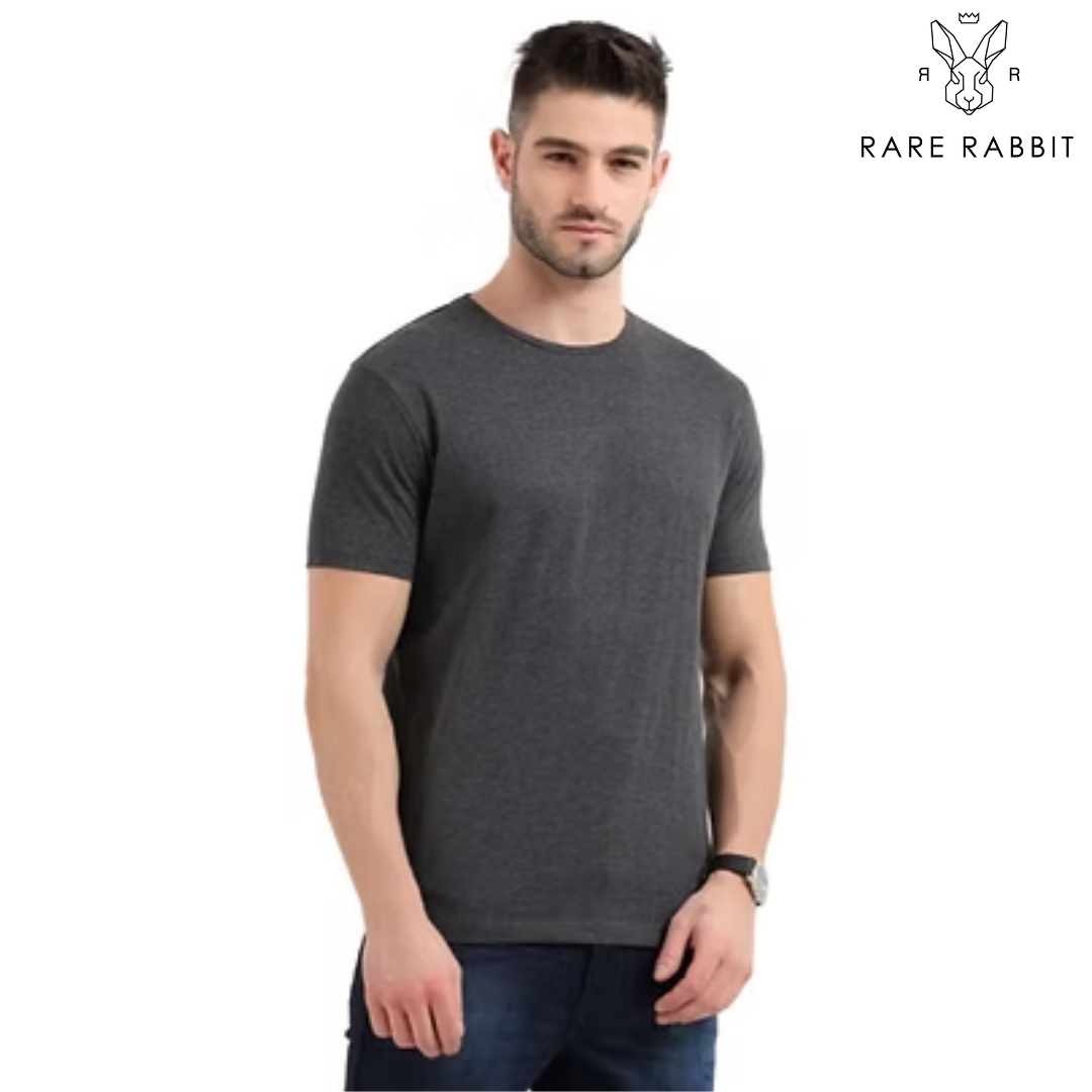 RARE RABBIT|Round Neck T-Shirts|100% Cotton|RR-RNT-39|D810|MRP Rs. 1199