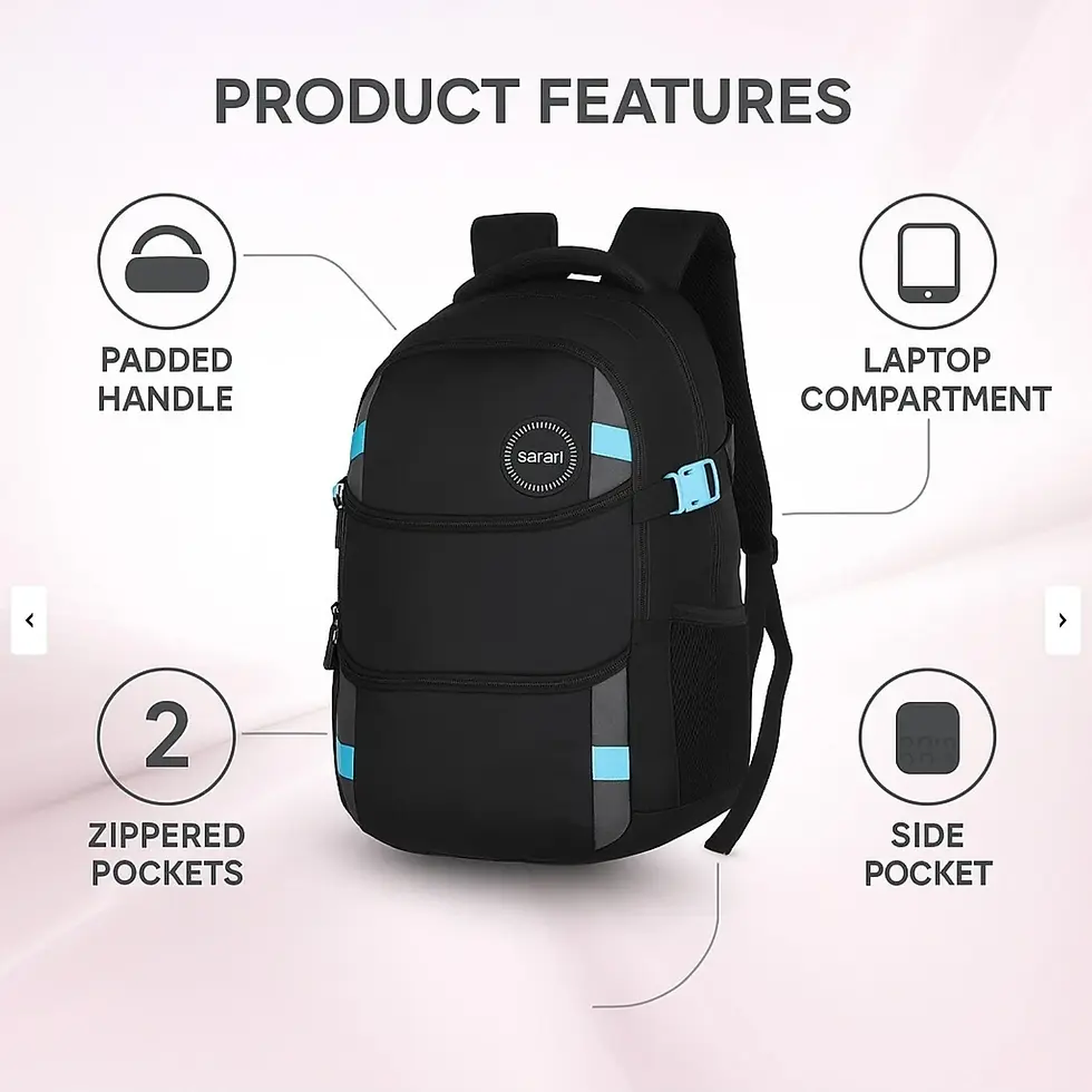 Thumbnail: SAFARI | Backpack | Core | D1150  | MRP Rs. 1699