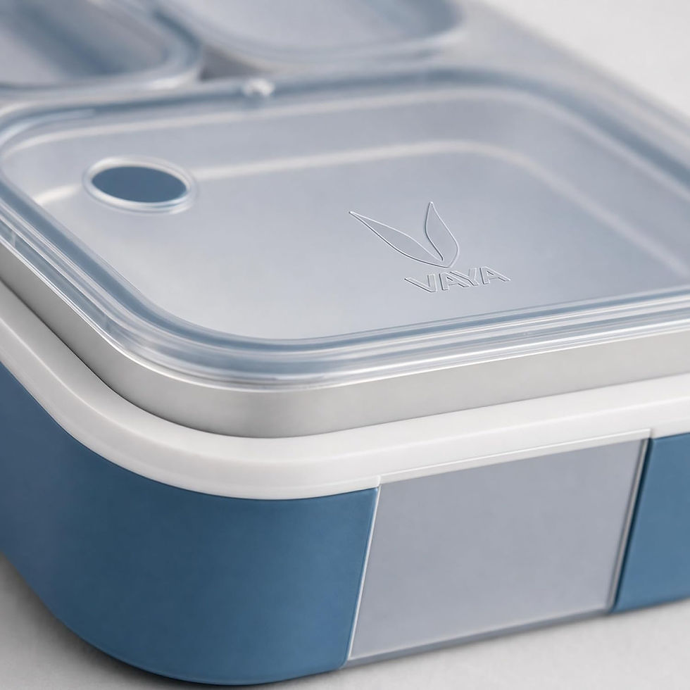Thumbnail: VAYA | Stainless Steel Tiffin Box | Tydbyt-Bento Box | D1160 | MRP Rs. 990