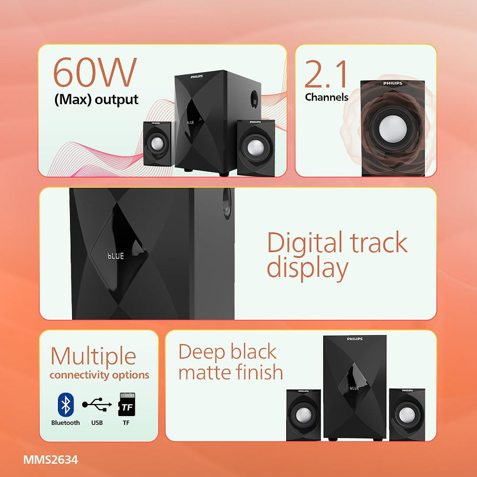 Thumbnail: PHILIPS | Bluetooth Speakers | MMS2634/94 | D5934 | MRP Rs. 7999