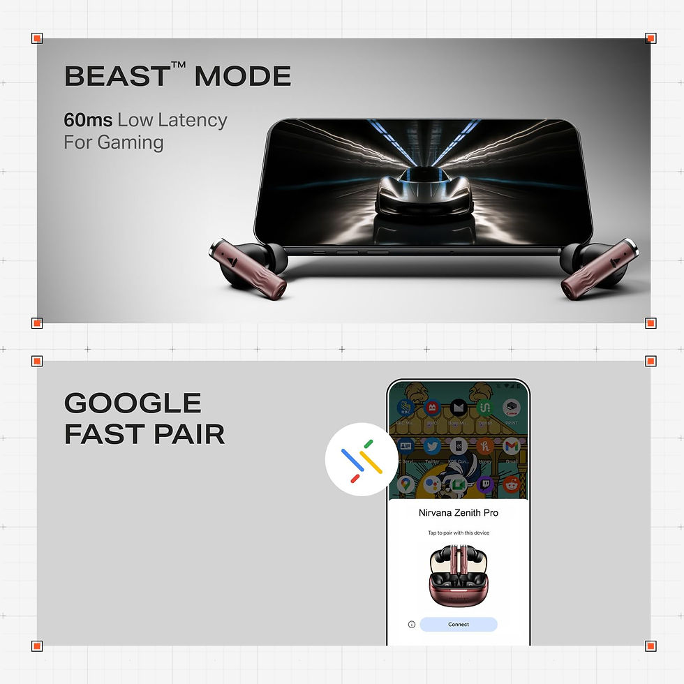 Thumbnail: Earbuds With Noise Cancellation| BOAT |Nirvana zenith pro |D3600 | MRP Rs. 14990
