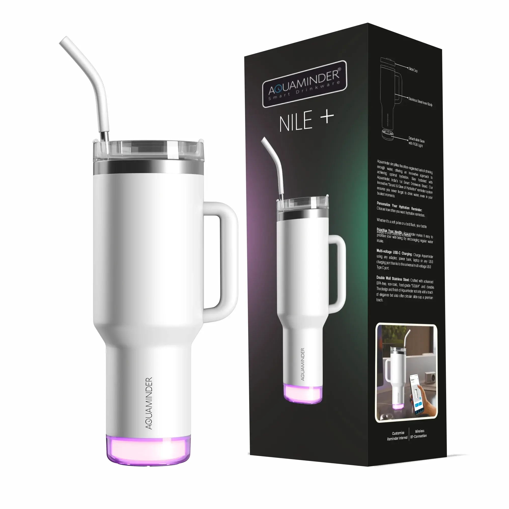 Nile+|Hot & Cold Mug|AQUA|D1990|MRP Rs. 4999