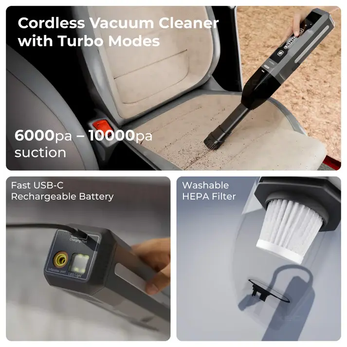 Thumbnail: Supervac|Car Accessories|XECH|D7990|MRP Rs. 13999