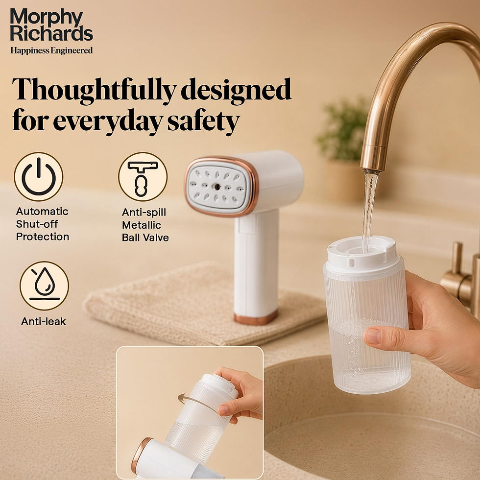Thumbnail: MORPHY RICHARDS |Steam Elite |1200W Handheld Garment Steamer|D4590 |MRP Rs. 5035