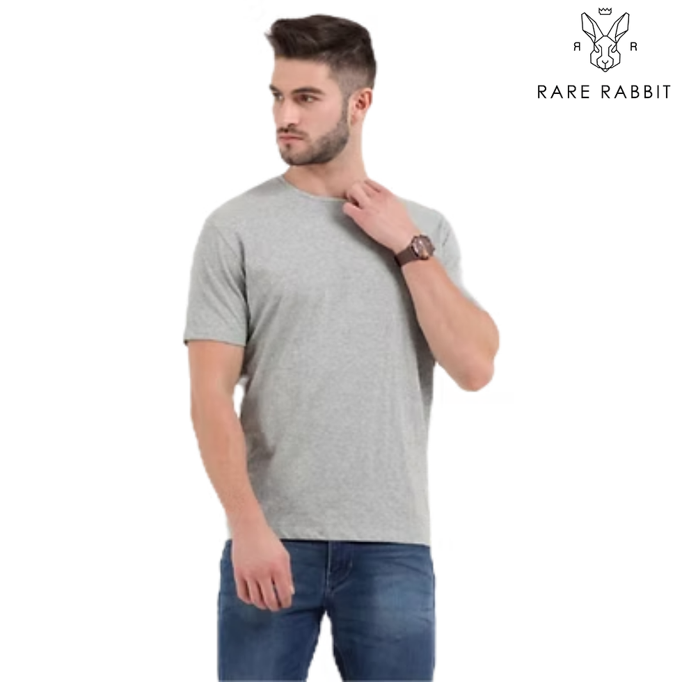Thumbnail: RARE RABBIT   | Round Neck T-Shirts   |  100%  Cotton | RR-RNT-40 | D810