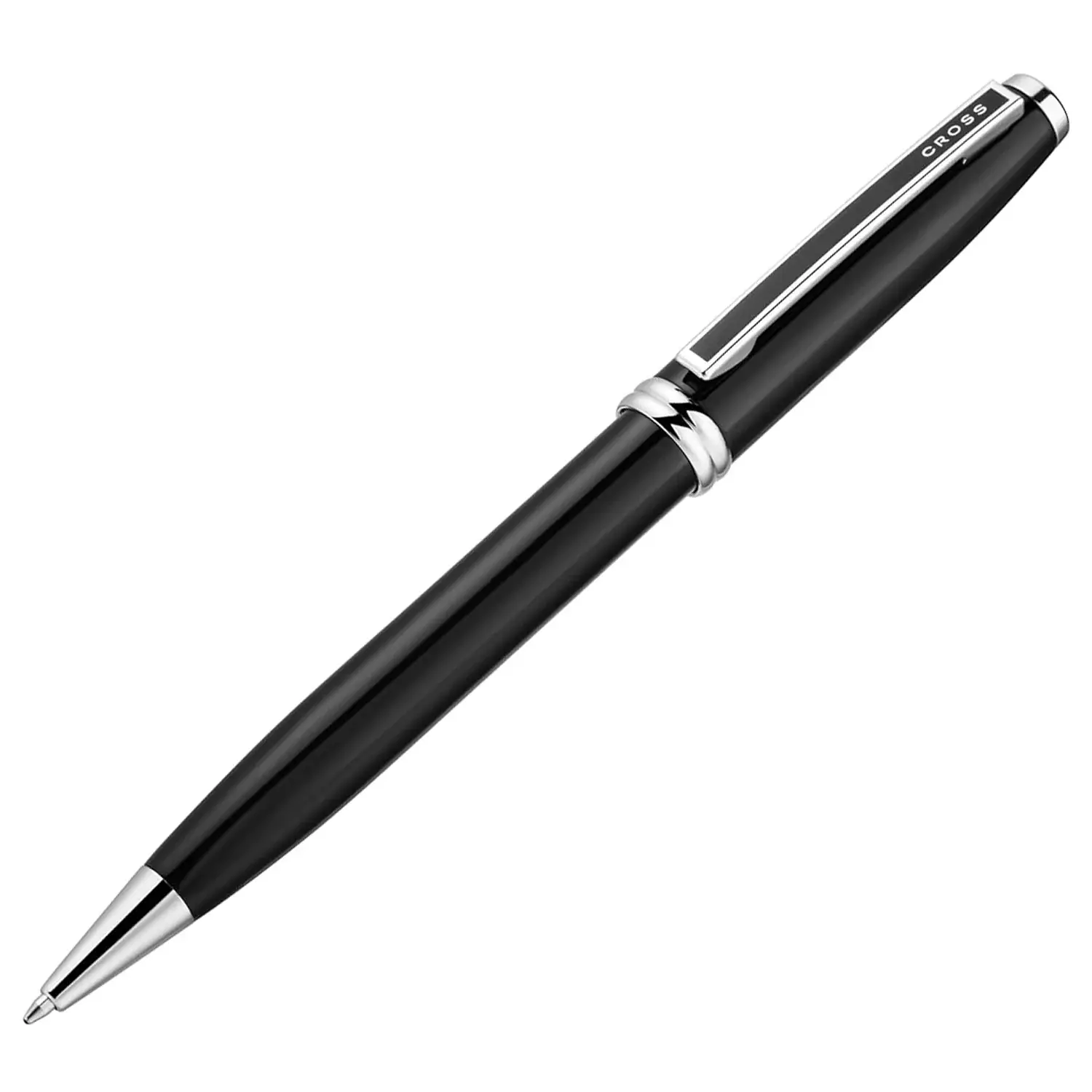 CROSS | Ashford Glossy Black Ct Ballpoint Pen AT0782-1 | D1724 | MRP Rs. 1695