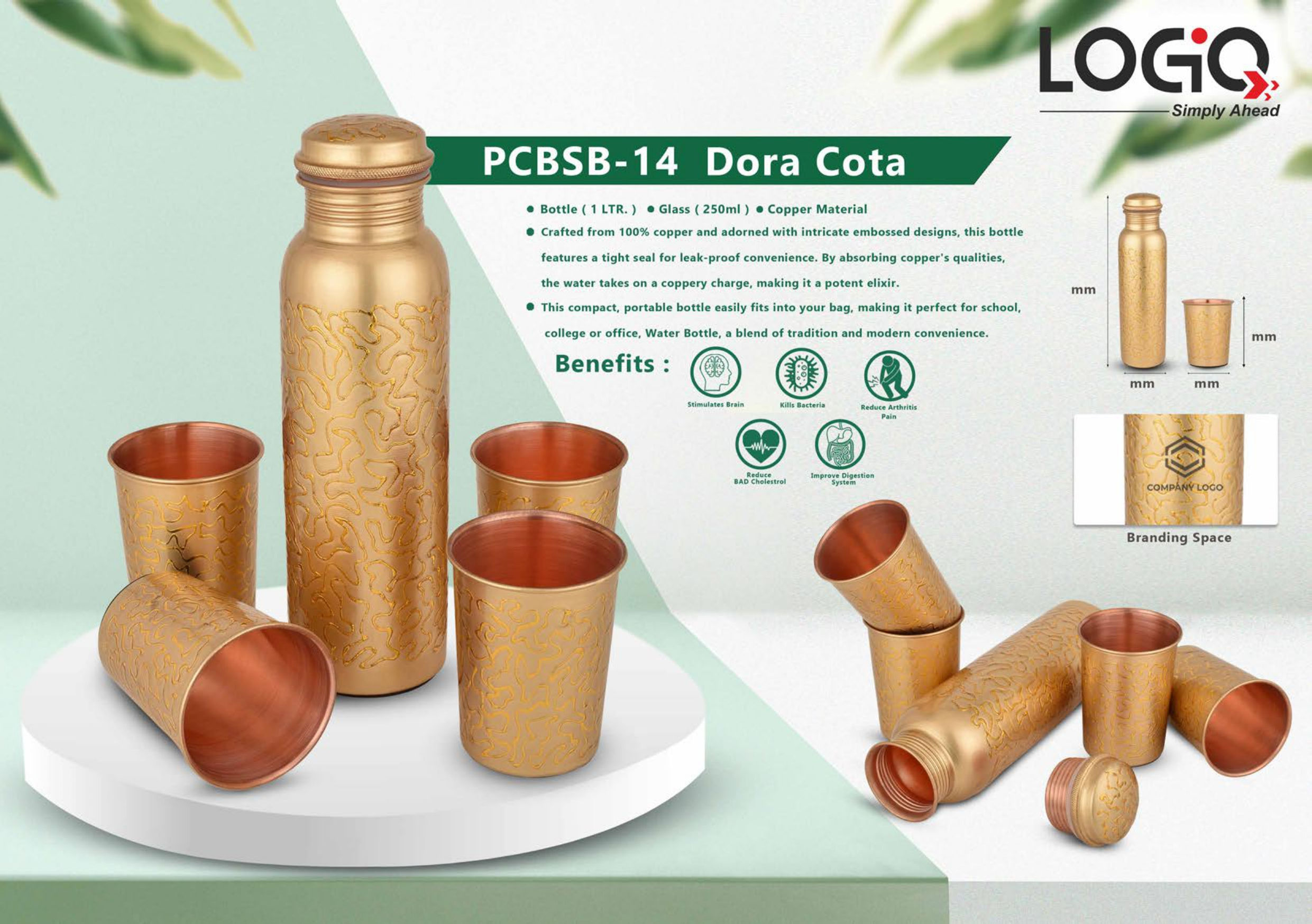 Dora Cota | LOGO | Copper