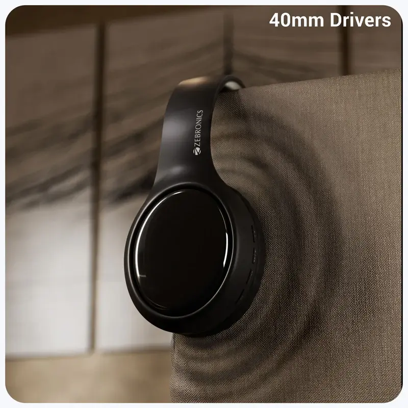 Thumbnail: Headphones | ZEBRONICS |  Zeb Paradise Plus  | D1260 | MRP Rs. 1999