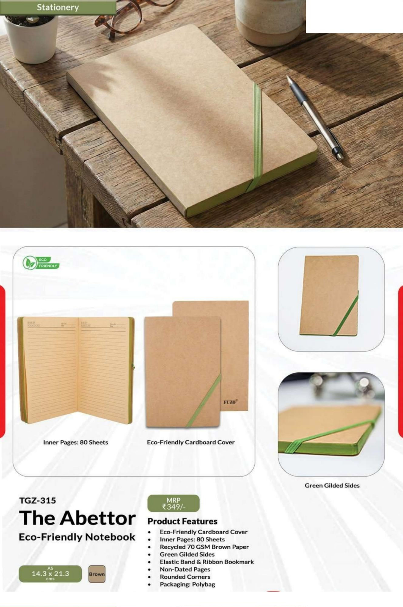 Diary & Notebooks | FZO | - | TGZ-315 | D180