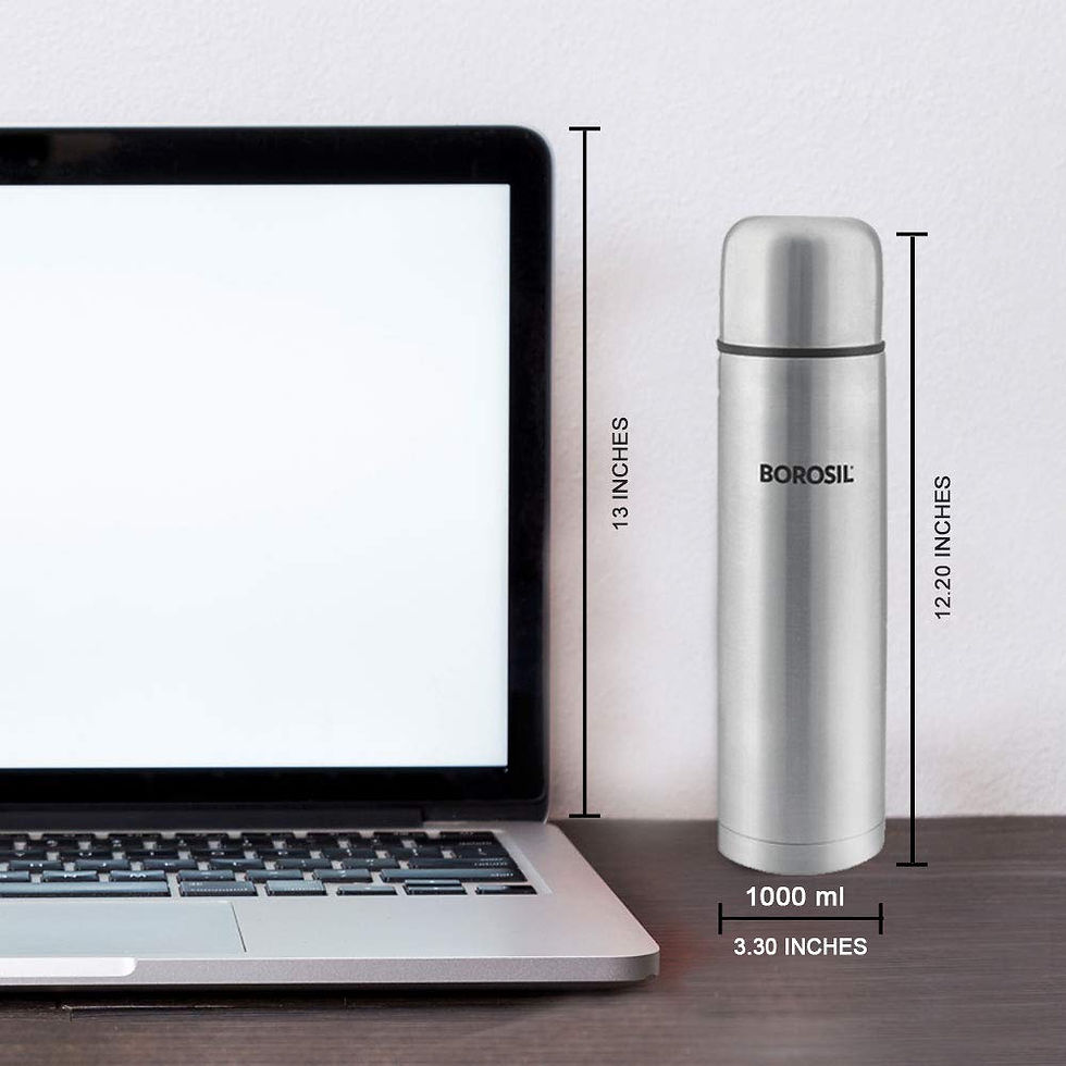 Thumbnail: Borosil Thermo Flask (Rs.1001 - Rs.2000)