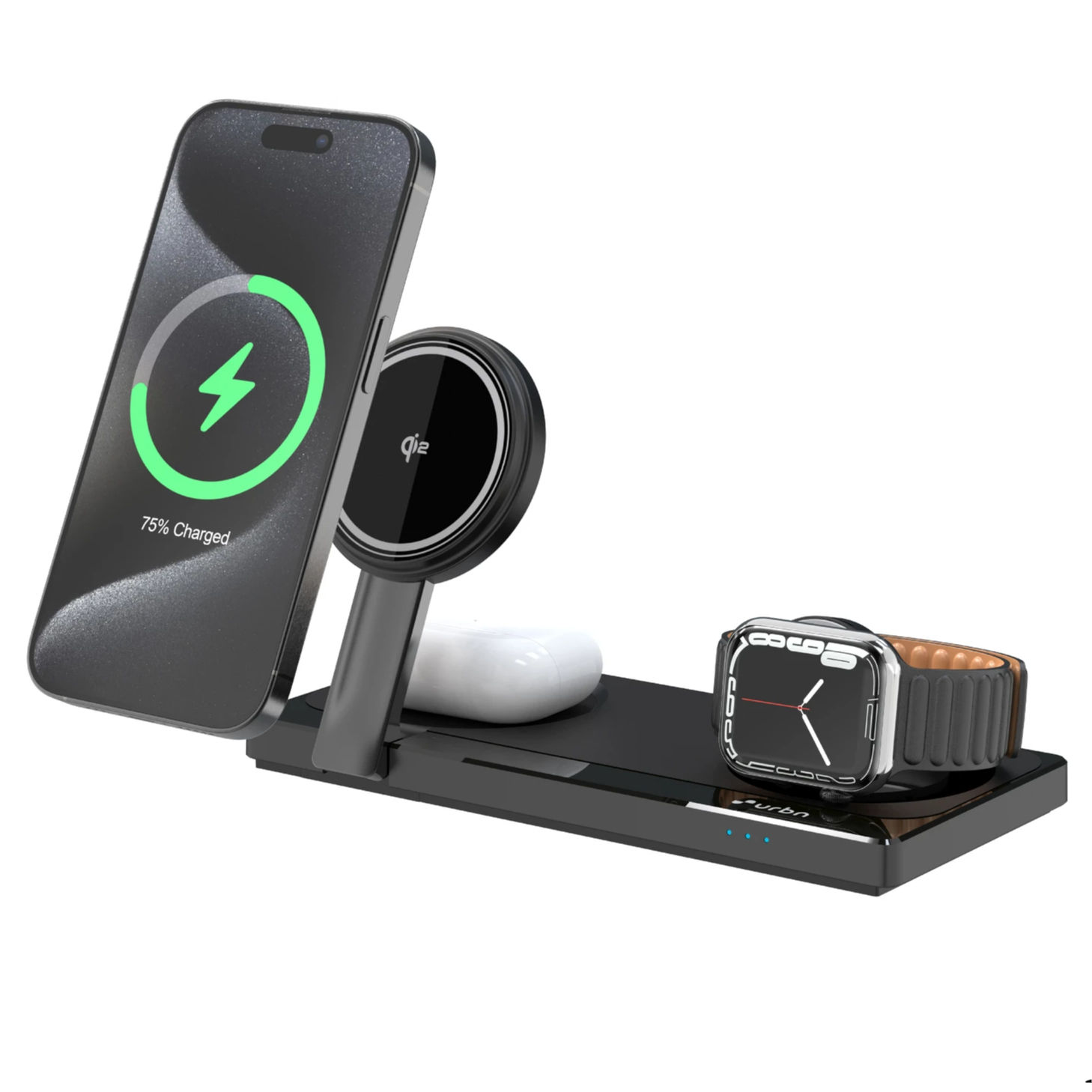 URBN|3-IN-1 Qi2 Desktop MagTag Stand Charger|UWS305 |D2990|MRP Rs. 4999