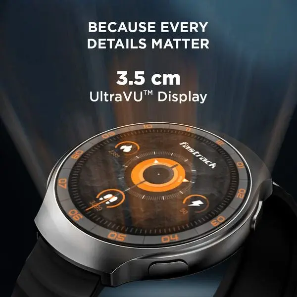 Thumbnail: FASTRACK | VOX CirQ | Smart Watch | 1.38” | LCD | D3293 | MRP Rs. 3999