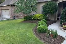 MowDat Lawn Care. Freshly mowed lawn
