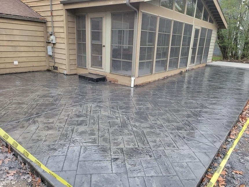 S.R.M Contracting LLC new patio installation