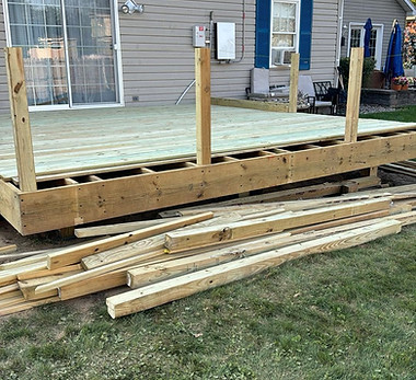 building deck in Albany New York