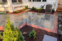 New patio and mulch installation West Bend, WI
