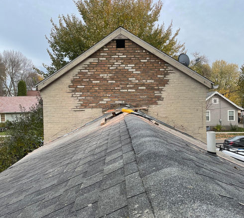 Finished restoration job on house