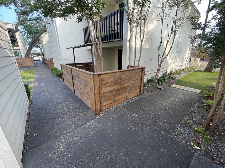 Fence and decks in Austin, Texas