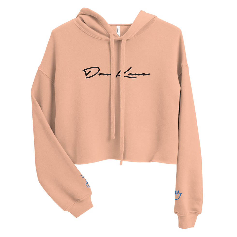 Thumbnail: Women's Don Kane Embroidered Crop Hoodie 