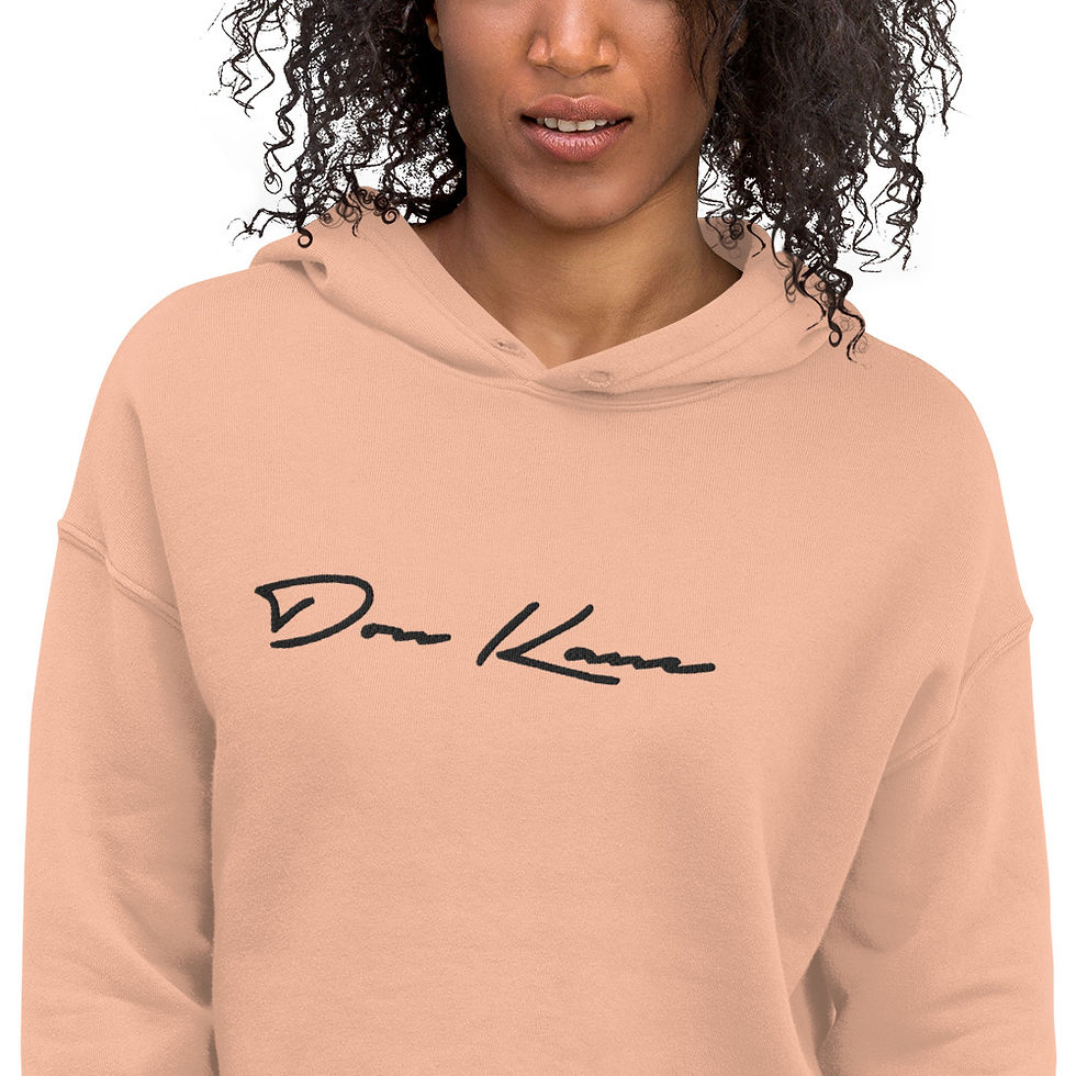 Thumbnail: Women's Don Kane Embroidered Crop Hoodie 