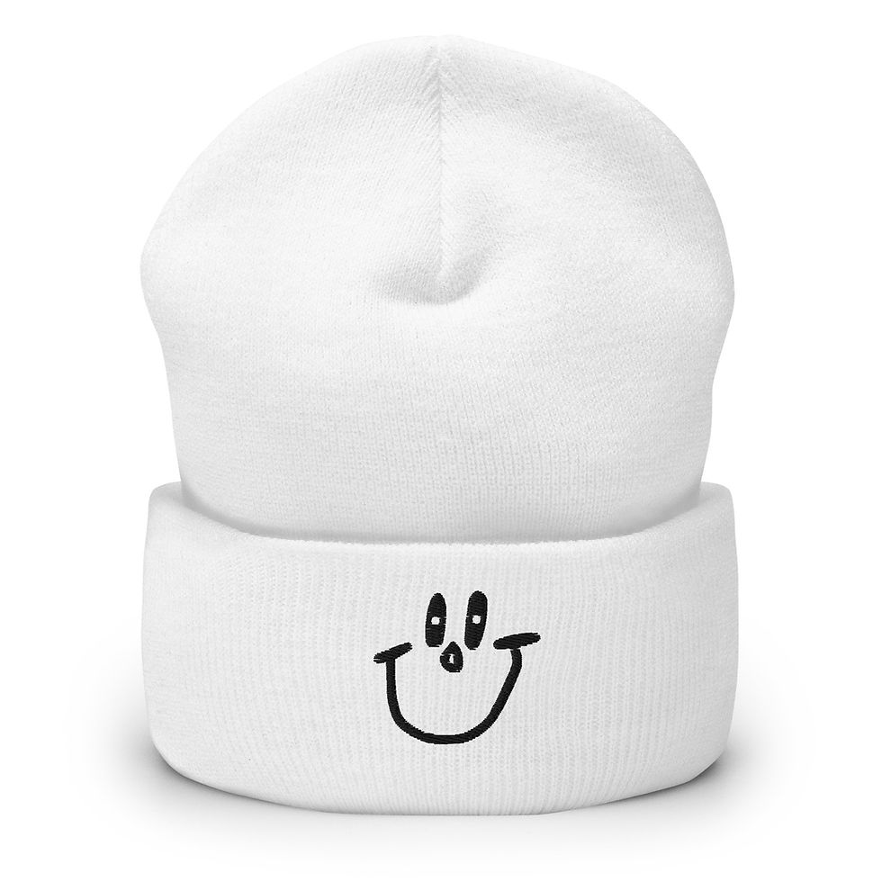 Thumbnail: Don Kane Smiley Face Cuffed Beanie