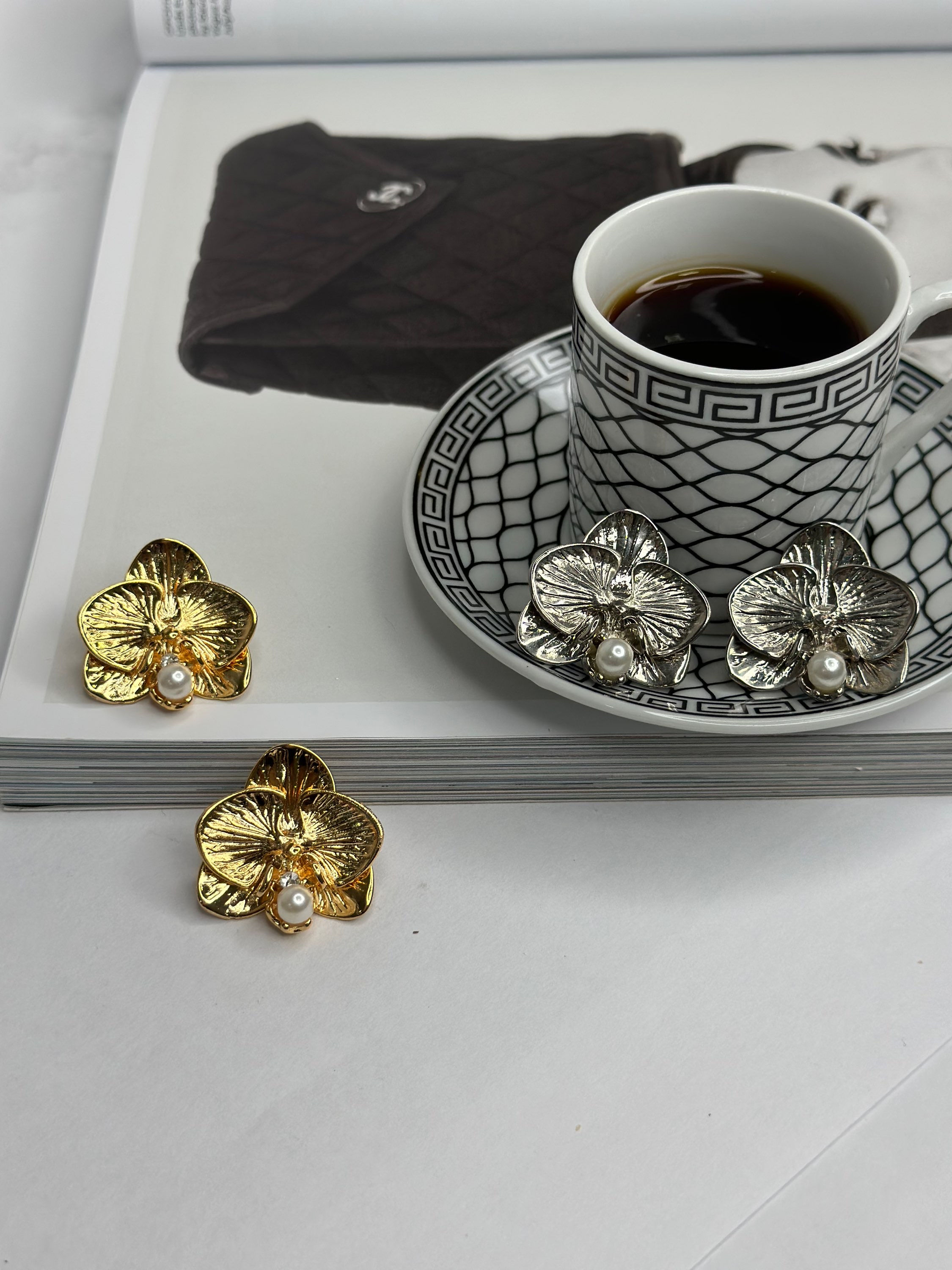 Brinco Orquídea baby