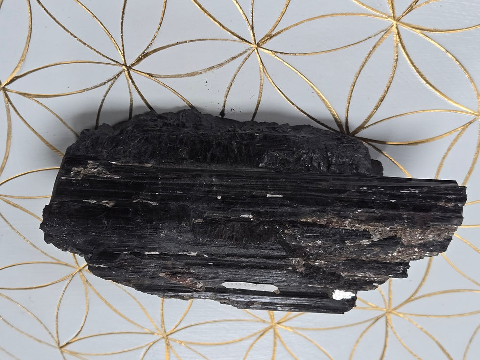 Tourmaline noire druse 1759g – La pierre de protection par excellence