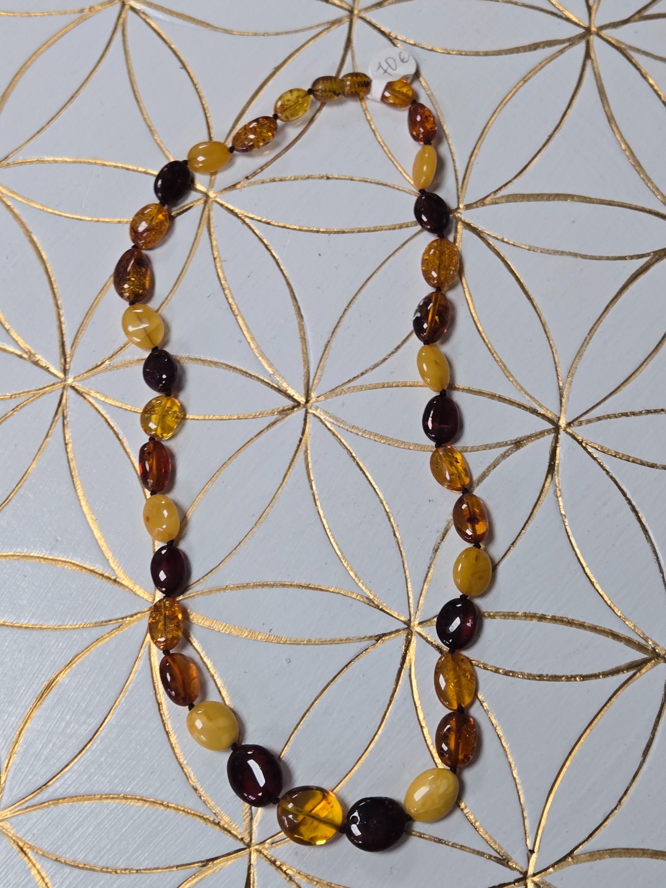 Ambre collier grain de riz – Energie, Protection et Bien-être