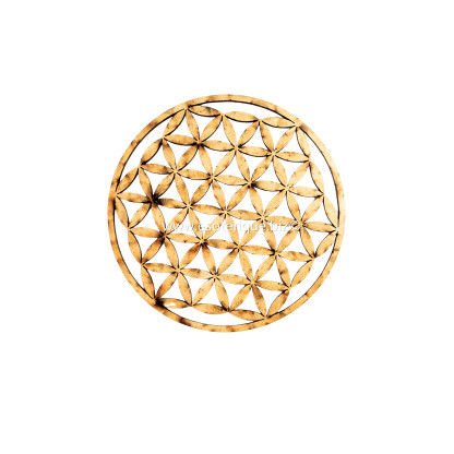 Fleur de vie en bois (diam.10cm)