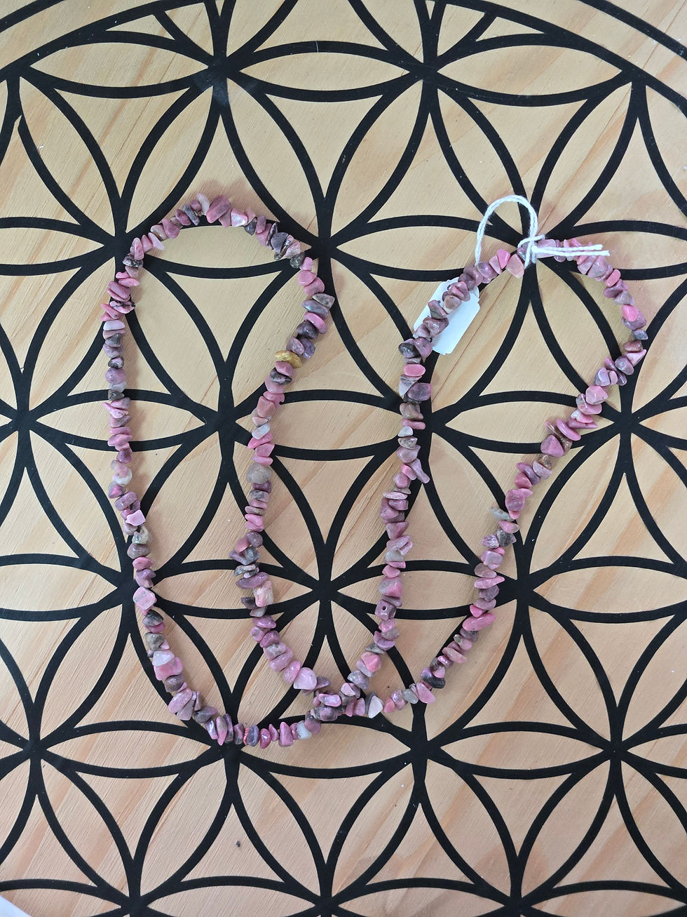 Rhodonite mala baroque