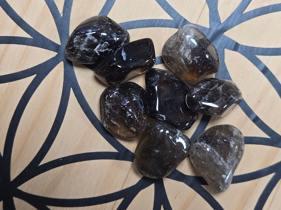 Quartz fumé ou cristal fumé pierre