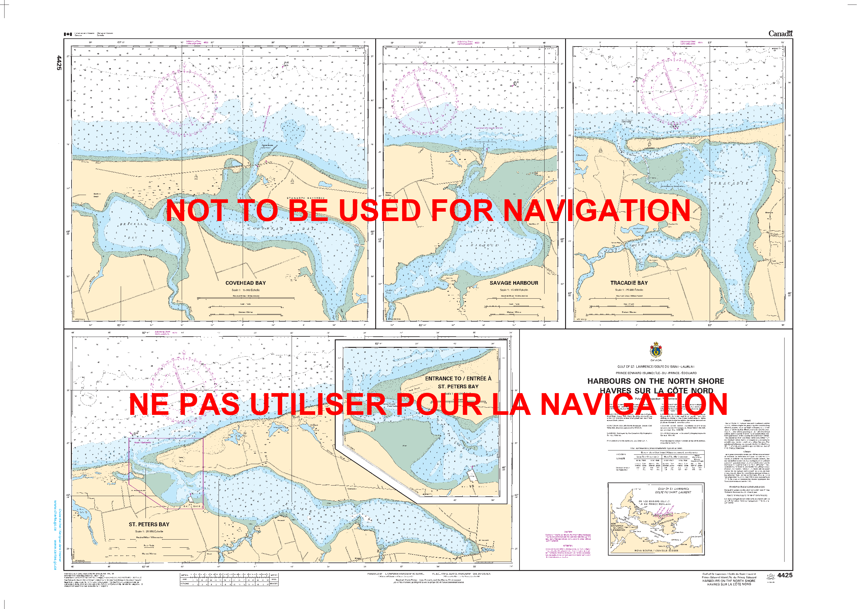 RNC4425 - Harbours on the North Shore / Hâvres sur la Côte Nord