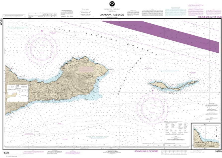 18729 - Anacapa Passage;Prisoners Harbor