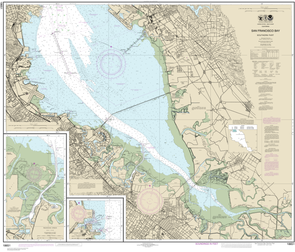18651 - San Francisco Bay-southern part;Redwood Creek.;Oyster Point