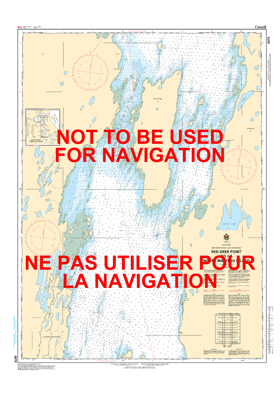 Print On Demand Nautical Chart - Canadian Hydrographic Service (CHS) Chart 6272