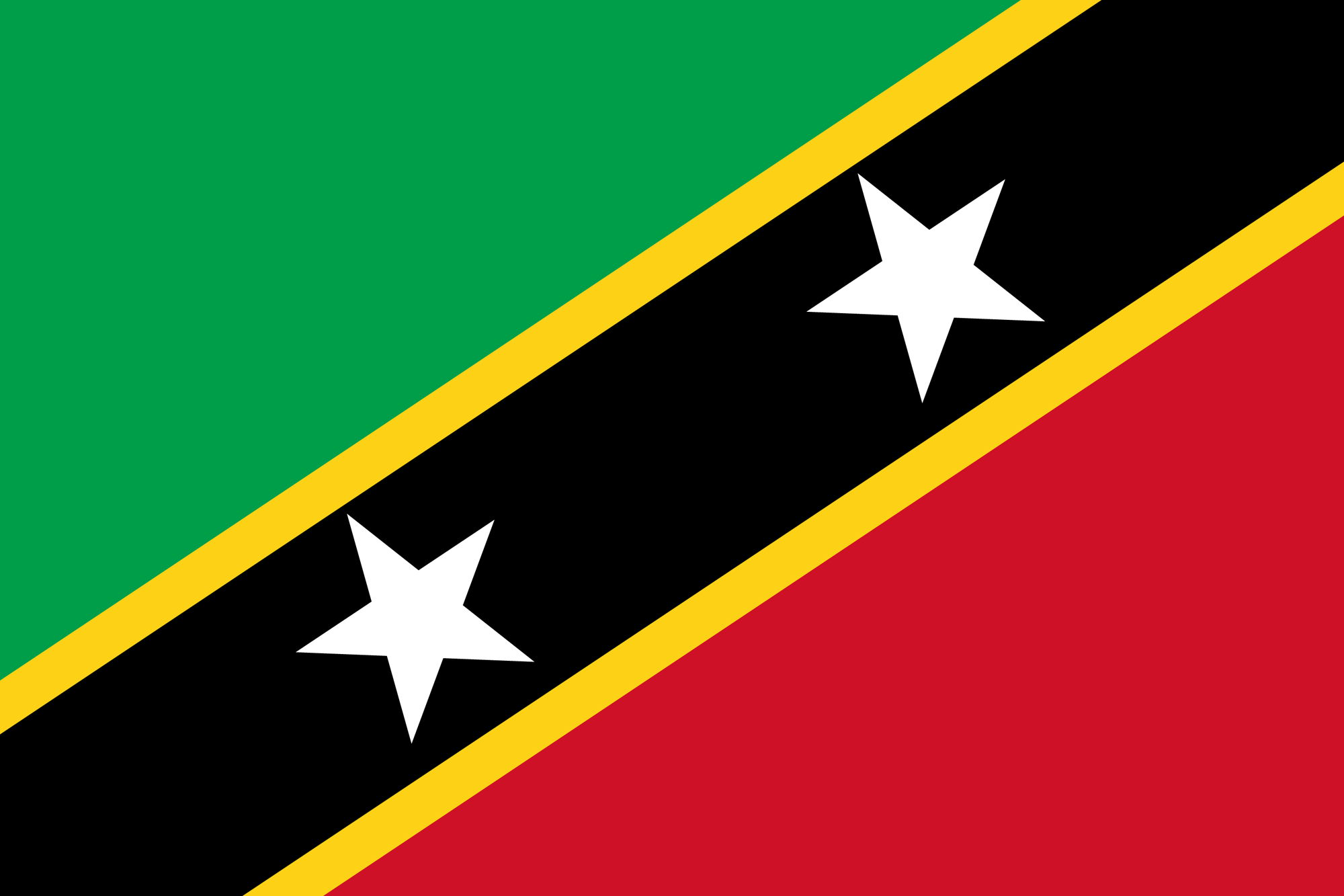 Flag - Saint Kitts  and Nevis