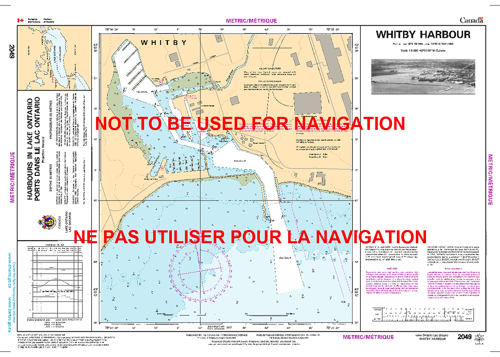 Print On Demand Nautical Chart - Canadian Hydrographic Service (CHS) Chart 2049