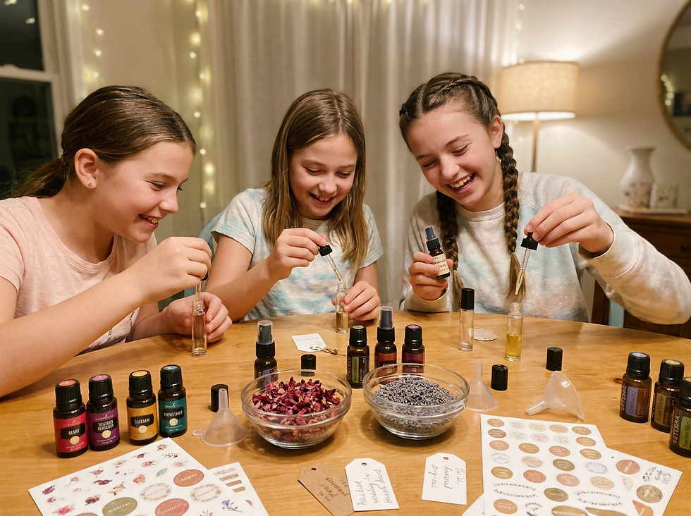 Girls Night: Self Care & DIY Perfume Night ✨