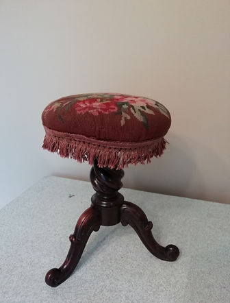 Victorian piano stool