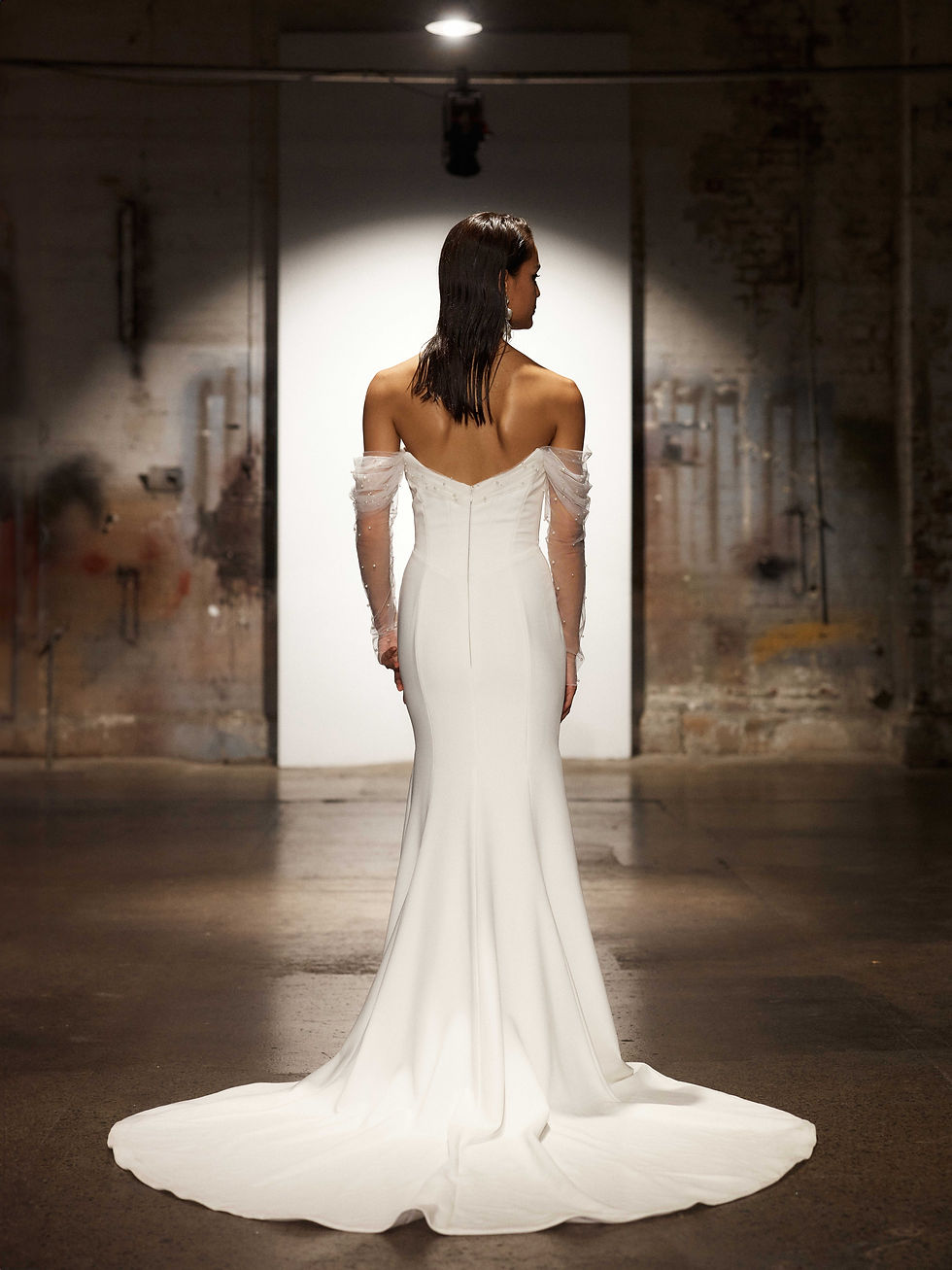 Thumbnail: Nina plus size wedding dress by Evie Young available in Ireland at Zadika Bridal