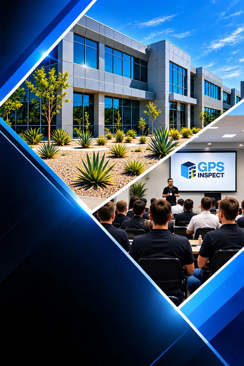 Commercial building and instructor-led training at GPS Inspect Academy.