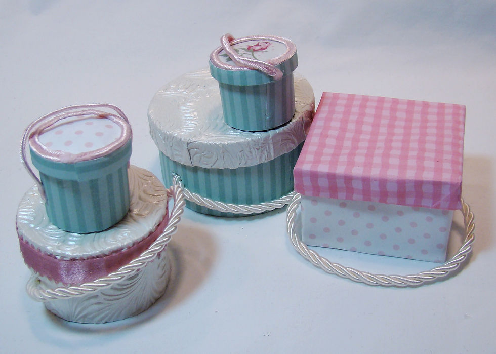 Tiny Hat Boxes