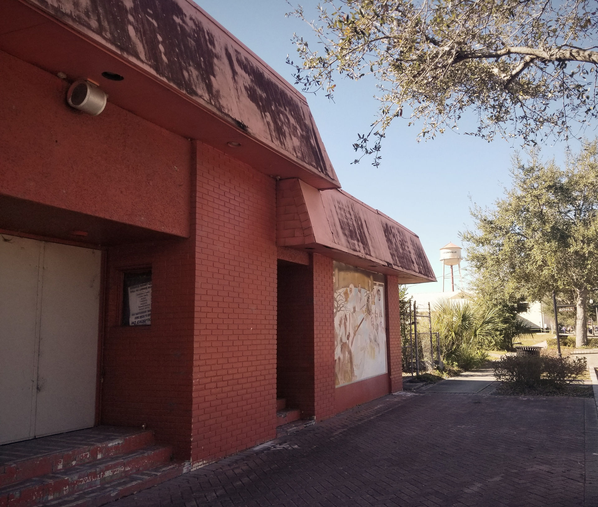 Exterior with water tower